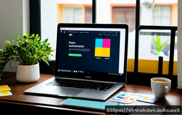 웹개발자 시간 관리 팁 - Photorealistic Vietnamese web developer managing time at a clean home-office desk in Ho Chi Minh Cit...